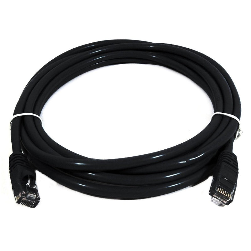 8ware CAT6A Cable 0.25m - Black Premium RJ45 Ethernet Network LAN UTP Patch Cord 26AWG CU Jacket
