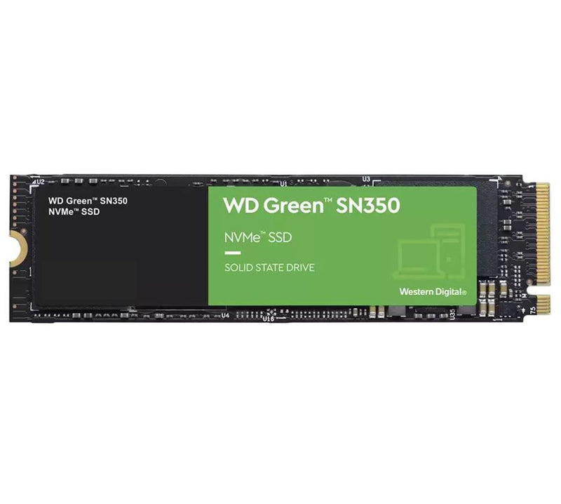 Western Digital WD Green SN350 2TB M.2 NVMe SSD 3200MB/s 3000MB/s R/W 340K/380K IOPS1M hrs MTTF 3yrs wty (LS)