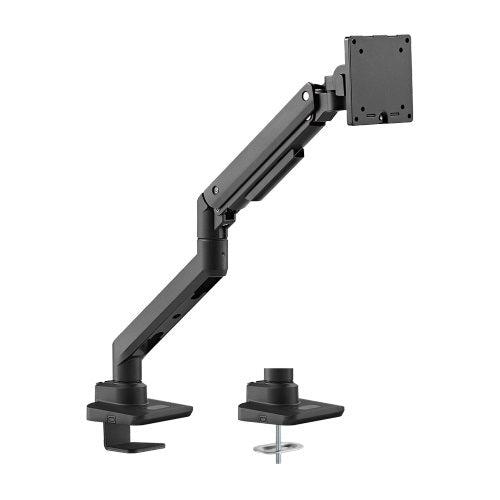 Brateck Fabulous Desk-Mounted Heavy-Duty Gas Spring Monitor Arm Fit Most 17'-49' Monitor Up to 20KG VESA 75x75,100x100 (Black) （LS）