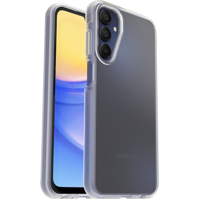 OtterBox React Samsung Galaxy A15 5G (6.5') Case - Clear (77-95198),Antimicrobial,DROP+ Military Standard,Raised Edges,7 Years Warranty