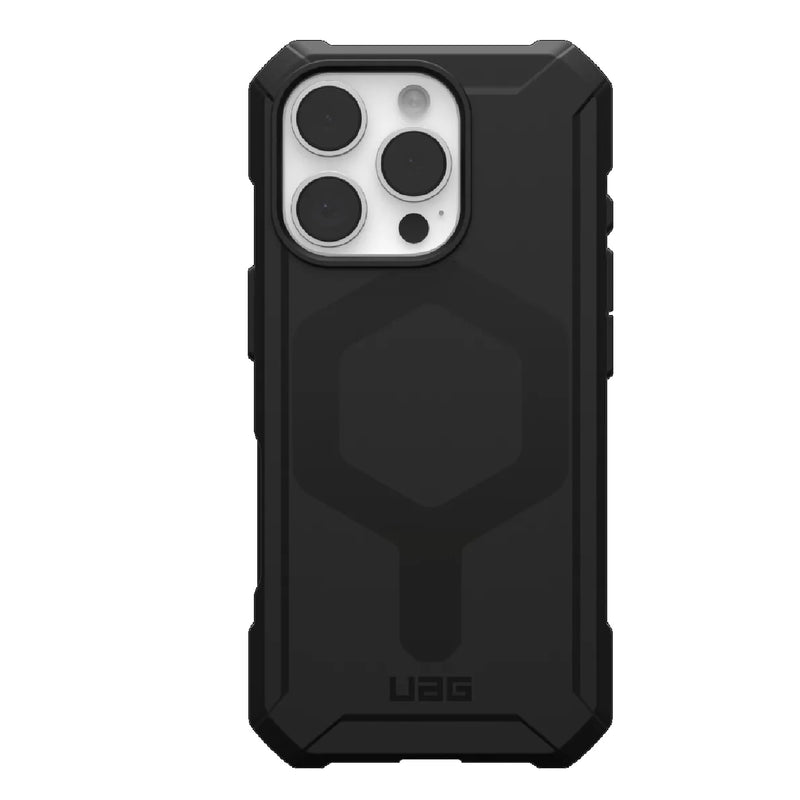 UAG Essential Armor MagSafe Apple iPhone 16 Pro Max (6.9') Rugged Case - Black(114449114040),15ft. Drop Protection(4.6M), 10 Years Warranty