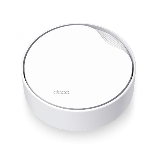 TP-Link Deco X50-PoE(1-pack) AX3000 Whole Home Mesh WiFi 6 System with PoE, 574 Mbps at 2.4 GHz + 2402 Mbps at 5 GHz,  4× Internal Antennas, 1× 2.5 Gi