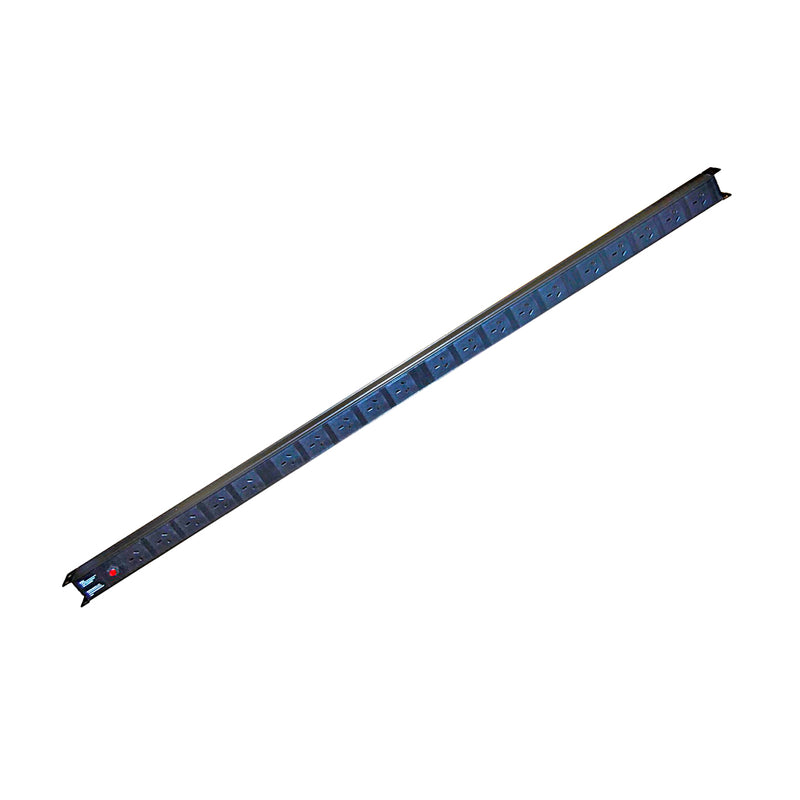 PowerShield Vertical PDU with 16A Aus Input plug, 20 x ANZ 10Amp outlets, provides reliable power distribution for vertical installations
